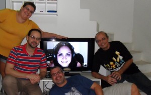 Equipe tradcast com Renato Motta